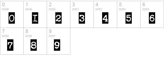 TrixieCyrG-Cameo numbers 0-9 preview