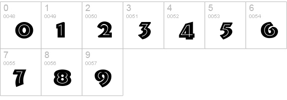 Troglodyte NF numbers 0-9 preview