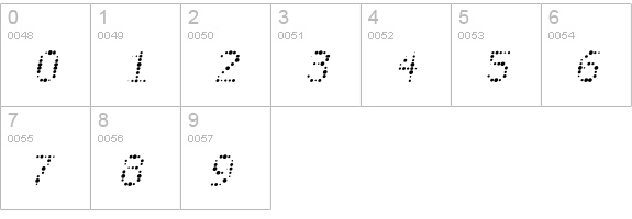 TTRheostatCelsius-BookItalic numbers 0-9 preview