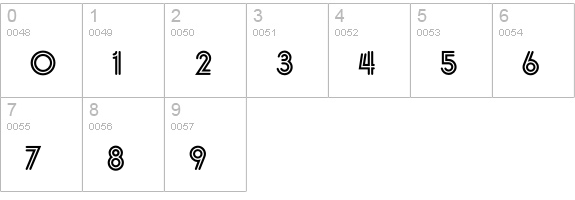 TwinTubes numbers 0-9 preview