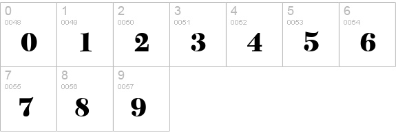 Tycoon Black SSi Black numbers 0-9 preview