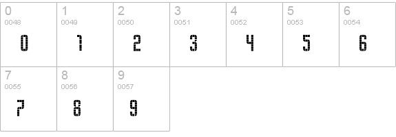 u11 numbers 0-9 preview