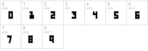 UFO Hunter Academy numbers 0-9 preview