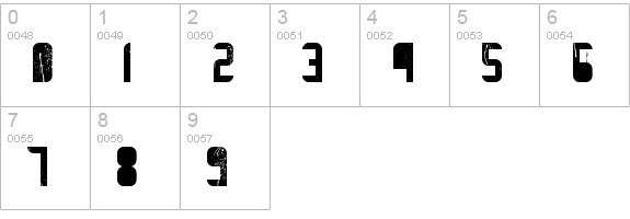 ultimate MIDNIGHT numbers 0-9 preview