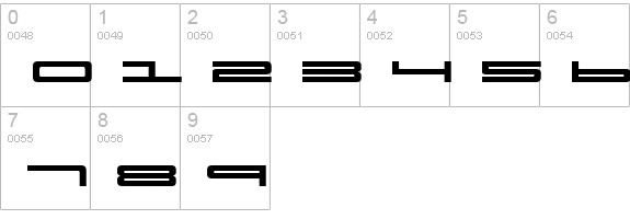 Ultra 911 numbers 0-9 preview