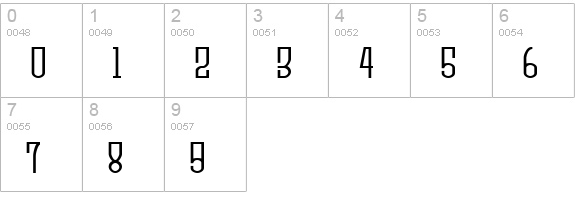 Ultrasonik numbers 0-9 preview
