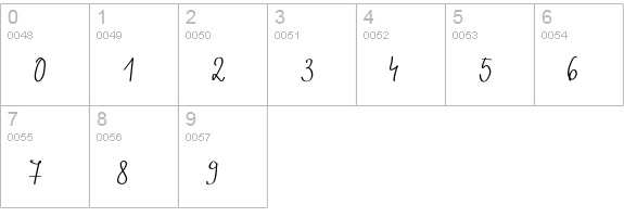 Under the mistletoe numbers 0-9 preview