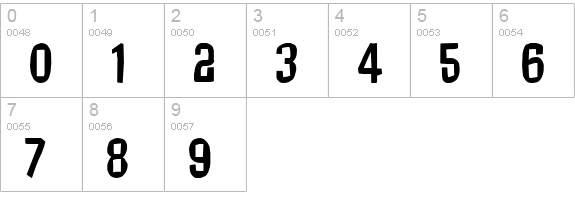 UnfinishedSympathy2 numbers 0-9 preview