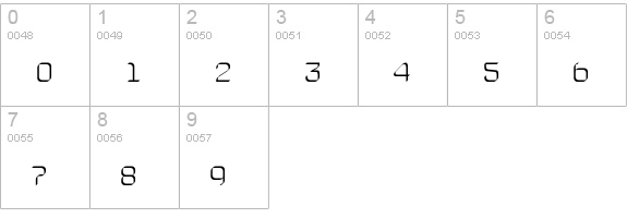 Uniglow-Fifty numbers 0-9 preview