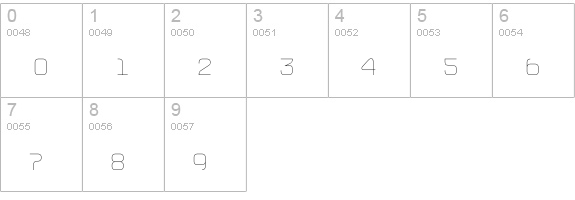 Uniglow-Ten numbers 0-9 preview