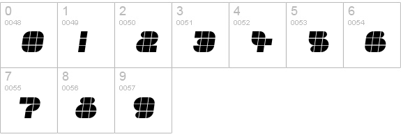 Unit3-Italic numbers 0-9 preview