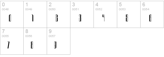 Urkelian Television Dynasty numbers 0-9 preview