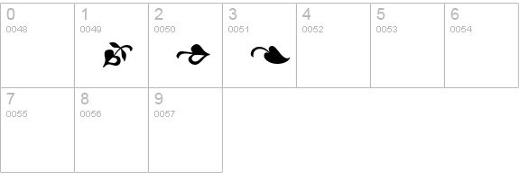 Utopia Ornaments numbers 0-9 preview