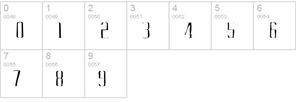 Vahika Gaunt numbers 0-9 preview