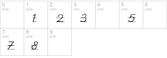 Vamiba numbers 0-9 preview