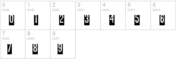 Vanishing Boy BTN Reversed Lift numbers 0-9 preview