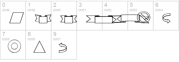VariShapes numbers 0-9 preview