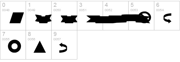 VariShapes Solid numbers 0-9 preview