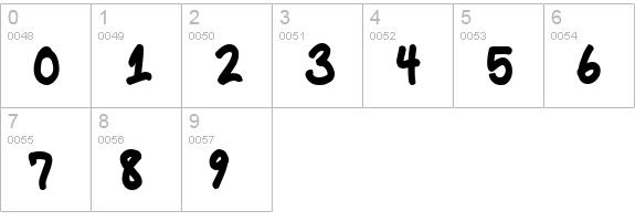 vin's dojo numbers 0-9 preview
