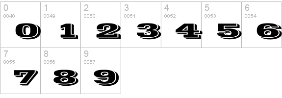 Vinera Ex numbers 0-9 preview