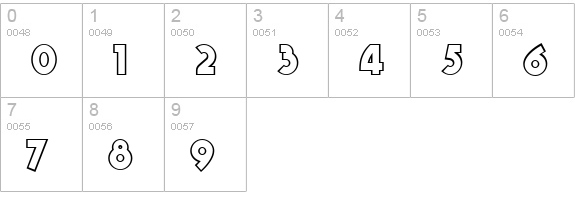 Vinnie BoomBah NF numbers 0-9 preview