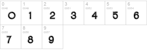 Vinyl Smooth BV numbers 0-9 preview
