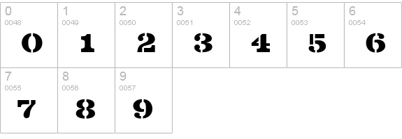 VoltaSteDBol numbers 0-9 preview