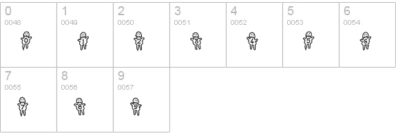 VoodooDolls numbers 0-9 preview