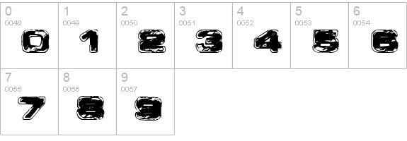 VTC CoppaKroma numbers 0-9 preview