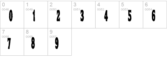 VTC NightOfTheStretchedDead numbers 0-9 preview