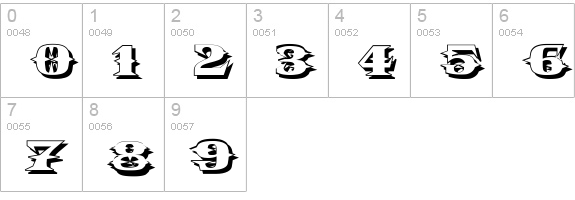 VTCBelialsBladeShadow numbers 0-9 preview