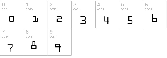 VTDigitDog Pig numbers 0-9 preview