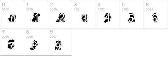 VTKS REFUSED numbers 0-9 preview