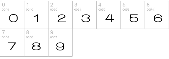 Walkway Upper Expand Ultra numbers 0-9 preview