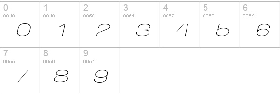 Walkway Upper Oblique Expand numbers 0-9 preview
