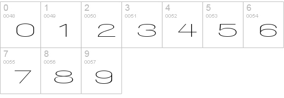 Walkway Upper UltraExpand numbers 0-9 preview
