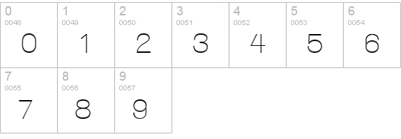 Walkway Upper Zebra numbers 0-9 preview