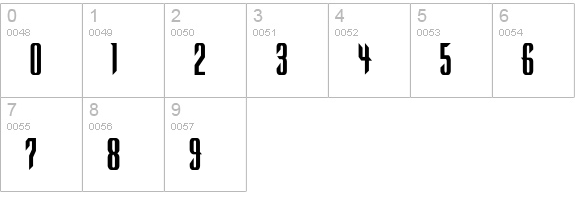 Warlock numbers 0-9 preview
