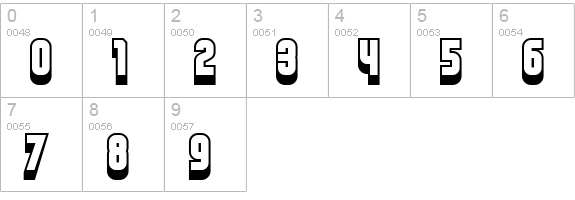 Weltron 2001 numbers 0-9 preview