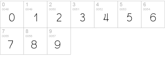 Whipsmart numbers 0-9 preview