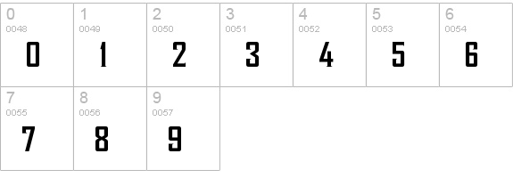 Whiskey numbers 0-9 preview