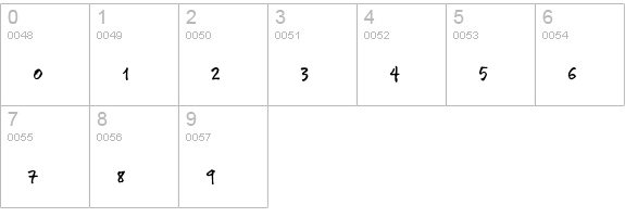 Wild Pen 4 numbers 0-9 preview