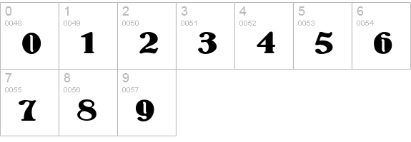 Wooden Nickel NF numbers 0-9 preview