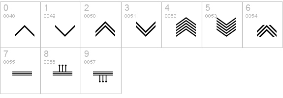 Woolbats numbers 0-9 preview