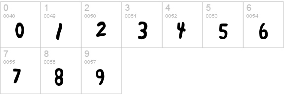 Worm numbers 0-9 preview
