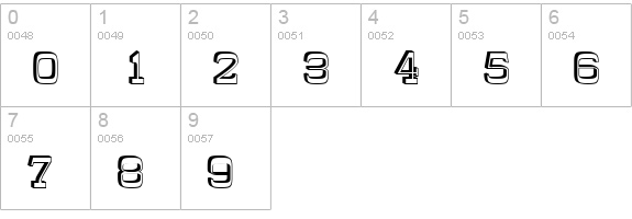 WyomingPastadShadLeft numbers 0-9 preview