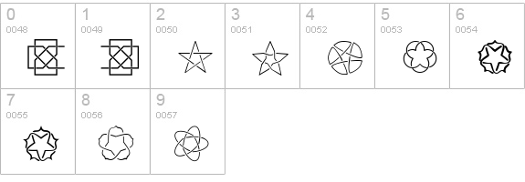 XAirebeskToo numbers 0-9 preview