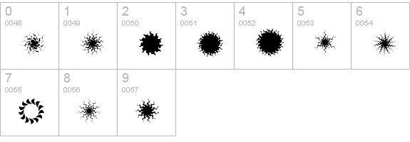 XGalaxies numbers 0-9 preview