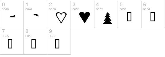 XMMCheckered numbers 0-9 preview