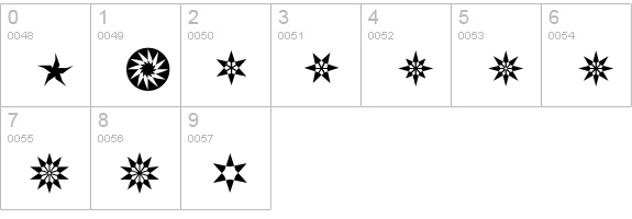 XStarPieces numbers 0-9 preview